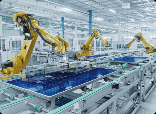 Linha industrial automatizada da apresentação CRSP Corp